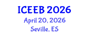 International Conference on Ecology and Environmental Biology (ICEEB) April 20, 2026 - Seville, Spain