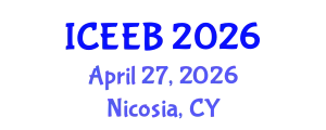 International Conference on Ecology and Environmental Biology (ICEEB) April 27, 2026 - Nicosia, Cyprus
