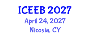 International Conference on Ecology and Environmental Biology (ICEEB) April 24, 2027 - Nicosia, Cyprus