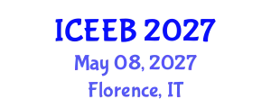 International Conference on Ecology and Environmental Biology (ICEEB) May 08, 2027 - Florence, Italy