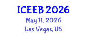 International Conference on Ecology and Environmental Biology (ICEEB) May 11, 2026 - Las Vegas, United States