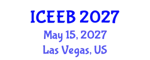 International Conference on Ecology and Environmental Biology (ICEEB) May 15, 2027 - Las Vegas, United States