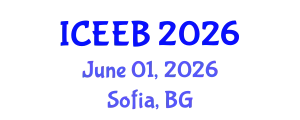 International Conference on Ecology and Environmental Biology (ICEEB) June 01, 2026 - Sofia, Bulgaria