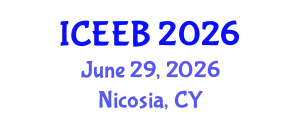 International Conference on Ecology and Environmental Biology (ICEEB) June 29, 2026 - Nicosia, Cyprus