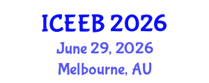 International Conference on Ecology and Environmental Biology (ICEEB) June 29, 2026 - Melbourne, Australia