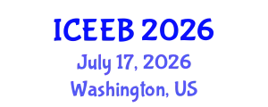 International Conference on Ecology and Environmental Biology (ICEEB) July 17, 2026 - Washington, United States