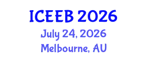 International Conference on Ecology and Environmental Biology (ICEEB) July 24, 2026 - Melbourne, Australia