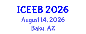 International Conference on Ecology and Environmental Biology (ICEEB) August 14, 2026 - Baku, Azerbaijan