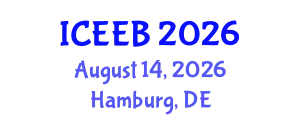 International Conference on Ecology and Environmental Biology (ICEEB) August 14, 2026 - Hamburg, Germany