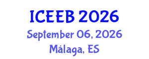 International Conference on Ecology and Environmental Biology (ICEEB) September 06, 2026 - Málaga, Spain
