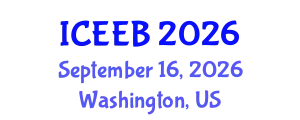 International Conference on Ecology and Environmental Biology (ICEEB) September 16, 2026 - Washington, United States
