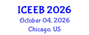 International Conference on Ecology and Environmental Biology (ICEEB) October 04, 2026 - Chicago, United States
