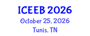 International Conference on Ecology and Environmental Biology (ICEEB) October 25, 2026 - Tunis, Tunisia