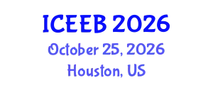 International Conference on Ecology and Environmental Biology (ICEEB) October 25, 2026 - Houston, United States