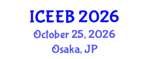 International Conference on Ecology and Environmental Biology (ICEEB) October 25, 2026 - Osaka, Japan