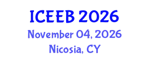 International Conference on Ecology and Environmental Biology (ICEEB) November 04, 2026 - Nicosia, Cyprus