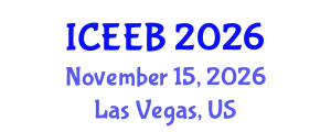 International Conference on Ecology and Environmental Biology (ICEEB) November 15, 2026 - Las Vegas, United States