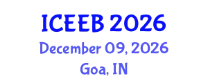 International Conference on Ecology and Environmental Biology (ICEEB) December 09, 2026 - Goa, India