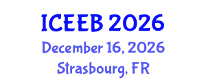 International Conference on Ecology and Environmental Biology (ICEEB) December 16, 2026 - Strasbourg, France