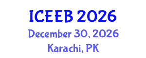 International Conference on Ecology and Environmental Biology (ICEEB) December 30, 2026 - Karachi, Pakistan