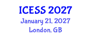 International Conference on Economics and Social Sciences (ICESS) January 21, 2027 - London, United Kingdom