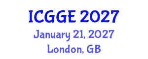 International Conference on Geosciences and Geological Engineering (ICGGE) January 21, 2027 - London, United Kingdom