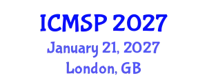 International Conference on Management, Sociology and Psychology (ICMSP) January 21, 2027 - London, United Kingdom