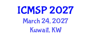 International Conference on Management, Sociology and Psychology (ICMSP) March 24, 2027 - Kuwait, Kuwait