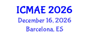 International Conference on Manufacturing and Automotive Engineering (ICMAE) December 16, 2026 - Barcelona, Spain