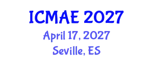 International Conference on Manufacturing and Automotive Engineering (ICMAE) April 17, 2027 - Seville, Spain