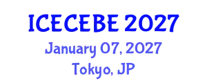 International Conference on Electrical, Computer, Electronics and Biomedical Engineering (ICECEBE) January 07, 2027 - Tokyo, Japan