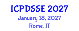 International Conference on Parallel, Distributed Systems and Software Engineering (ICPDSSE) January 18, 2027 - Rome, Italy