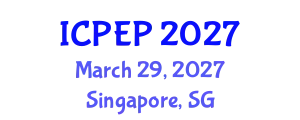 International Conference on Physics and Engineering Physics (ICPEP) March 29, 2027 - Singapore, Singapore
