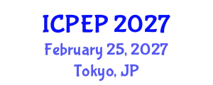 International Conference on Physics and Engineering Physics (ICPEP) February 25, 2027 - Tokyo, Japan