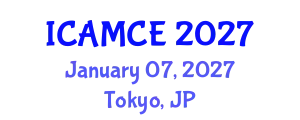 International Conference on Applied Mathematics and Computational Engineering (ICAMCE) January 07, 2027 - Tokyo, Japan