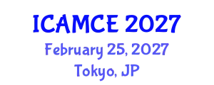International Conference on Applied Mathematics and Computational Engineering (ICAMCE) February 25, 2027 - Tokyo, Japan