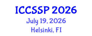 International Conference on Circuits, Systems, and Signal Processing (ICCSSP) July 19, 2026 - Helsinki, Finland