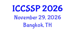 International Conference on Circuits, Systems, and Signal Processing (ICCSSP) November 29, 2026 - Bangkok, Thailand