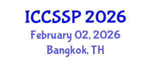 International Conference on Circuits, Systems, and Signal Processing (ICCSSP) February 02, 2026 - Bangkok, Thailand