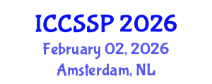 International Conference on Circuits, Systems, and Signal Processing (ICCSSP) February 02, 2026 - Amsterdam, Netherlands