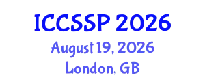 International Conference on Circuits, Systems, and Signal Processing (ICCSSP) August 19, 2026 - London, United Kingdom