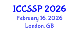 International Conference on Circuits, Systems, and Signal Processing (ICCSSP) February 16, 2026 - London, United Kingdom
