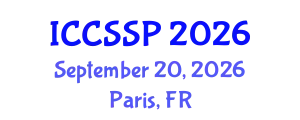 International Conference on Circuits, Systems, and Signal Processing (ICCSSP) September 20, 2026 - Paris, France