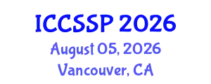 International Conference on Circuits, Systems, and Signal Processing (ICCSSP) August 05, 2026 - Vancouver, Canada