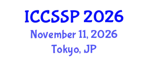 International Conference on Circuits, Systems, and Signal Processing (ICCSSP) November 11, 2026 - Tokyo, Japan