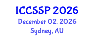 International Conference on Circuits, Systems, and Signal Processing (ICCSSP) December 02, 2026 - Sydney, Australia