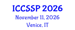 International Conference on Circuits, Systems, and Signal Processing (ICCSSP) November 11, 2026 - Venice, Italy
