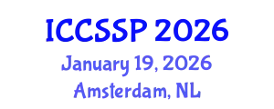 International Conference on Circuits, Systems, and Signal Processing (ICCSSP) January 19, 2026 - Amsterdam, Netherlands