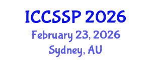 International Conference on Circuits, Systems, and Signal Processing (ICCSSP) February 23, 2026 - Sydney, Australia