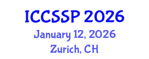 International Conference on Circuits, Systems, and Signal Processing (ICCSSP) January 12, 2026 - Zurich, Switzerland